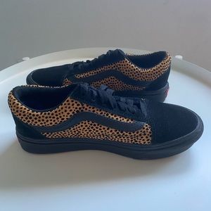 Kids Vans Comfycush Leopard Old School